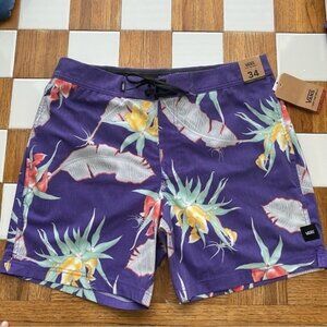Vans Board Shorts Arachnafloria Size 34 Regular
